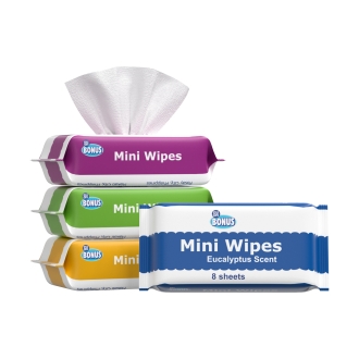 Baby Wipes - 8pcs Mini Packing Baby Wipes for Baby Cleaning